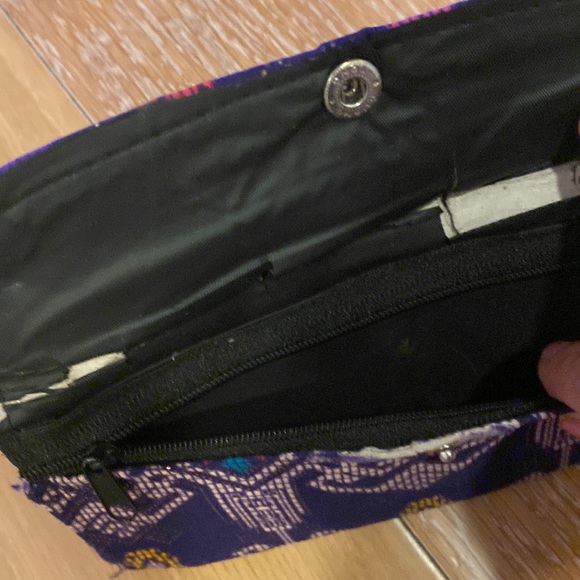 Handmade Purple Wallet - Picture 5 of 5